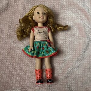 American Girl FGD39 14.5 in WellieWishers Willa Doll